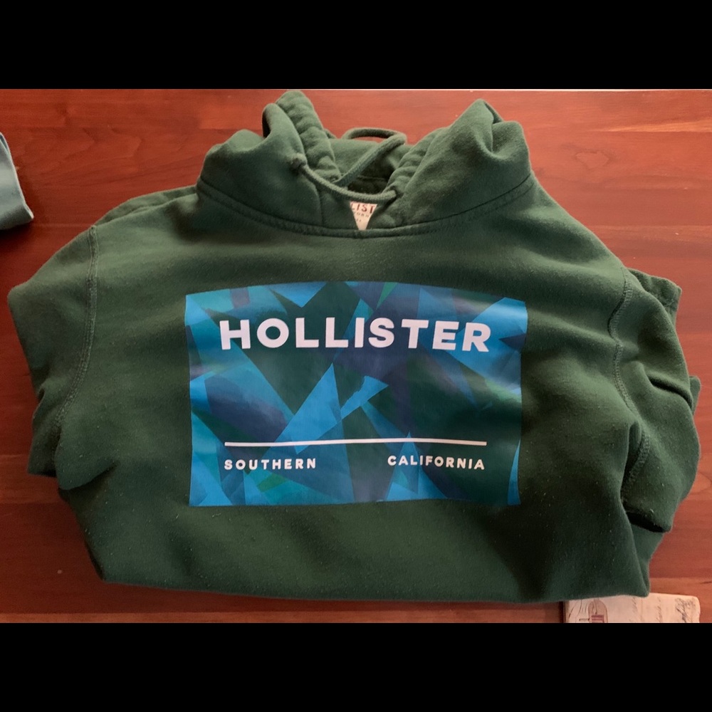 Green Hollister Hoodie